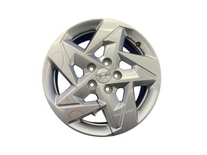 2024-2025 Hyundai Kona Silver 17x7 5-Spoke Silver Painted Alloy Wheel (Used OEM)