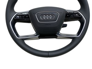 2019-2025 Audi Q8 e-tron Black Steering Wheel Air Bag with Clockspring - Front (Used OEM)