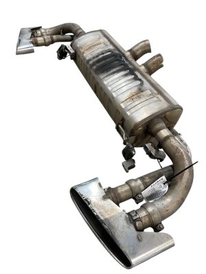2016-2020 Bentley Bentayga Exhaust Muffler and Silencer Pipe with Tips - Rear (Used OEM)