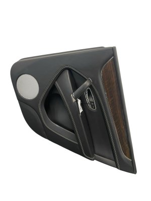 2016-2020 Bentley Bentayga Beluga (Black) Door Interior Trim Panel - Rear, Right (Passenger) (Used OEM)