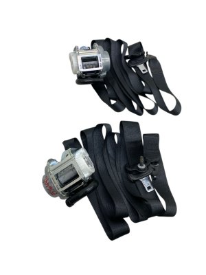 2022-2024 Lincoln Navigator Black Onyx 2nd Row Seat Belt Assembly Set - Rear, Left (Driver) (Used OEM)