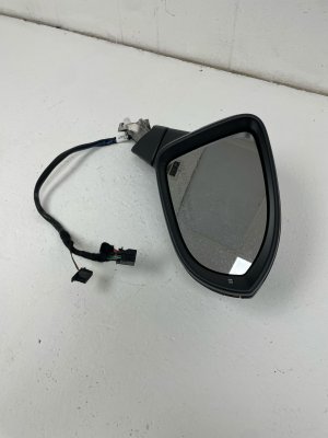 2022-2025 Volkswagen Golf Power Heated Folding Door/Side View Mirror with Signal Lamp - Front, Right (Passenger) (Used OEM)