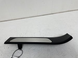 2017-2023 Porsche Panamera Black Door Sill Plate Trim Cover - Rear (Used OEM)
