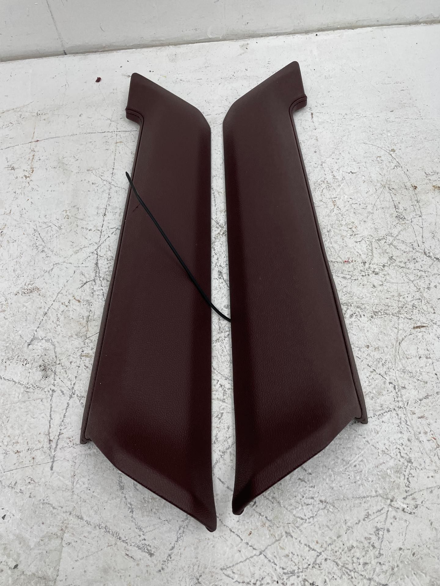 2022-2024 Lincoln Navigator Brown Center Console Upper Trim Panel Set - Front (Used OEM)