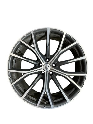 2023-2026 Maserati Grecale Gray 21x9 Machined Face Front Alloy Wheel (Used OEM)