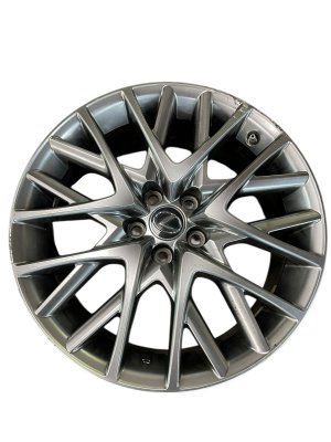 2019-2022 Lexus RC300 Silver 19x8 20-Spoke Polished Silver Alloy Wheel (Used OEM)