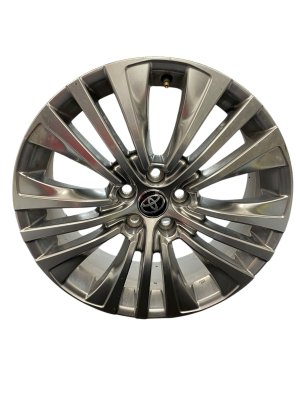 2021-2024 Toyota Venza Silver 19x7 15-Spoke Smoked Hyper Silver Alloy Wheel (Used OEM)
