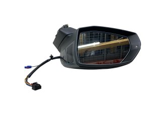 2020-2025 Audi Q7 Gray Power Blind Spot Door/Side View Mirror with Surround View Camera - Left (Driver) (Used OEM)