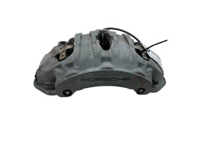 2017-2023 Porsche Panamera Gray Disc Brake Caliper - Front, Left (Driver) (Used OEM)