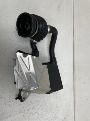 2016-2022 BMW 740i Intake Air Tube with Resonator - Front (Used OEM)