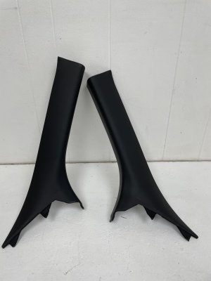2014-2024 Jaguar F-Type Black A-Pillar Trim Panel Set (Used OEM)