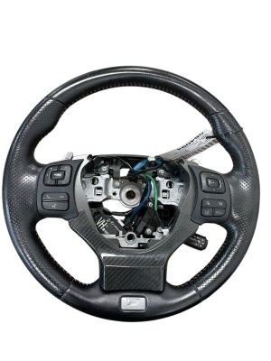 2021-2024 Lexus IS350 F Sport Steering Wheel with Paddle Shifters - Front (Used OEM)
