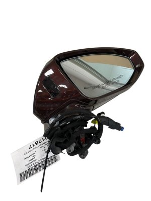 2019-2024 Audi A8 Red Power Folding Heated Auto Dimming Memory Door/Side View Mirror with Surround View Camera - Right (Passenger) (Used OEM)