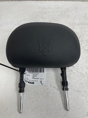 2017-2024 Maserati Levante Black Seat Leather Headrest - Rear, Left (Driver) (Used OEM)