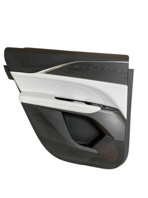 2023-2024 Cadillac LYRIQ Black Door Interior Trim Panel - Rear, Left (Driver) (Used OEM)