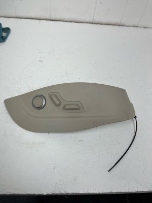 2021-2024 Genesis G80 Black Power Seat Adjustment Control Switch Panel - Front (Used OEM)