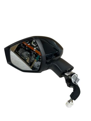 2023-2025 Kia Sportage Wolf Gray Power Heated Blind Spot Signal Door/Side View Mirror - Rear, Left (Driver) (Used OEM)