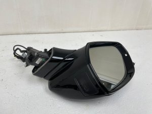 2017-2020 Bentley Bentayga Black Power Heated Folding Blind Spot Door/Side View Mirror with Camera and Signal Lamp - Front, Left (Driver) (Used OEM)