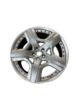 2012-2018 Bentley Continental Silver 21x9.5 5-Spoke Silver Alloy Wheel (Used OEM)