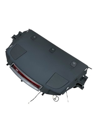  Tesla Model 3 Package Shelf Tray Trim Panel with Third Brake Light and Speakers - Rear (Used OEM)