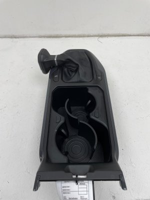 2025-2026 Kia K4 Black Center Console Gear Shift Trim Panel with Shifter Knob and Cupholder - Front (Used OEM)