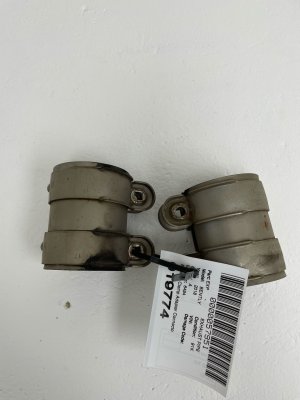 2003-2024 Bentley Continental Exhaust Clamp Adapter Connector Sleeve Set (Used OEM)
