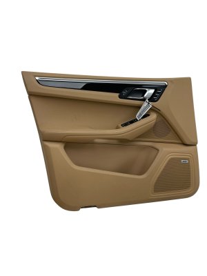 2015-2018 Porsche Macan Beige Door Interior Trim Panel - Front, Left (Driver) (Used OEM)