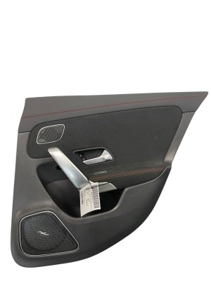 2020-2023 Mercedes-Benz CLA35 AMG Black Door Interior Trim Panel - Rear, Right (Passenger) (Used OEM)