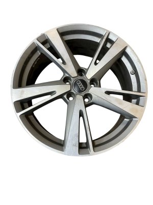 2017-2020 Audi RS3 Gray 19x8 5-Split Spoke Machined Alloy Wheel (Used OEM)