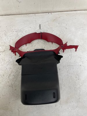2013-2016 Porsche Boxster Red Steering Column Cover Trim Panel (Used OEM)