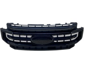 2020-2022 Ford F-550 Super Duty Black Morimoto XBG LED DRL Grille with Camera Hole (Used OEM)