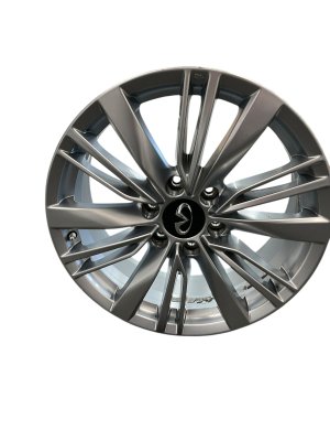 2018-2024 INFINITI QX80 Silver 20x8 18-Spoke Silver Alloy Wheel (Used OEM)