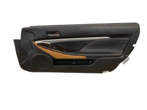 2015-2017 Lexus RC200t Black Door Interior Trim Panel - Front, Right (Passenger) (Used OEM)