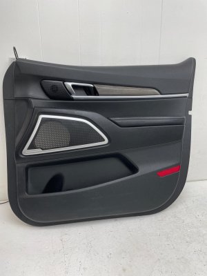 2020-2022 Kia Telluride Door Interior Trim Panel with Sunshade - Rear, Right (Passenger) (Used OEM)