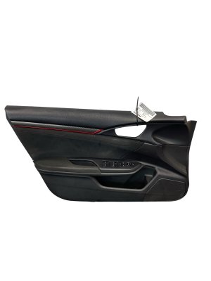 2017-2021 Honda Civic Red Door Interior Trim Panel - Front, Left (Driver) (Used OEM)