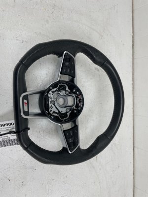 2019-2023 Audi TT Black S-Line Flat Bottom Steering Wheel with Controls (Used OEM)