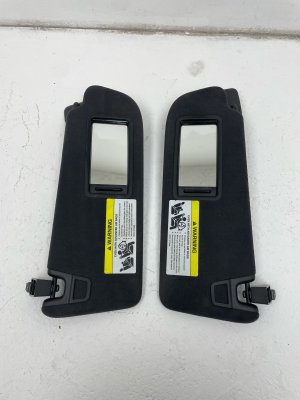 2017-2020 Bentley Bentayga Black Sun Visor Shade Set - Right (Passenger) (Used OEM)
