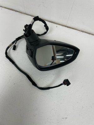 2017-2024 Audi A4 Power Auto Dimming Door/Side View Mirror with Camera - Front, Left (Driver) (Used OEM)