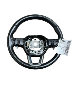 2023-2026 Acura Integra Black Leather Steering Wheel Assembly with Controls and Paddle Shifters (Used OEM)
