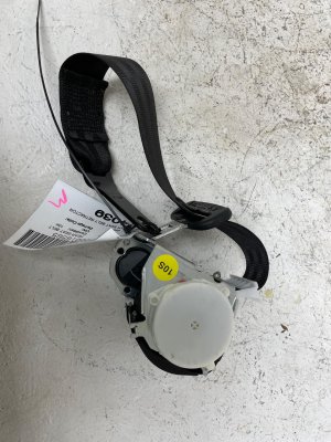 2018-2023 Audi SQ5 Black Center Seat Belt Assembly - Rear, Right (Passenger) (Used OEM)