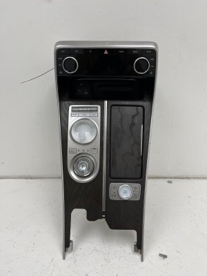 2021-2024 Genesis GV80 Black Center Console Trim and Bezel with Knobs and Switches - Front (Used OEM)