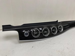 2017-2023 Mercedes-Benz E500 Center Console Dashboard Air Vent with Dark Wood Trim (Used OEM)