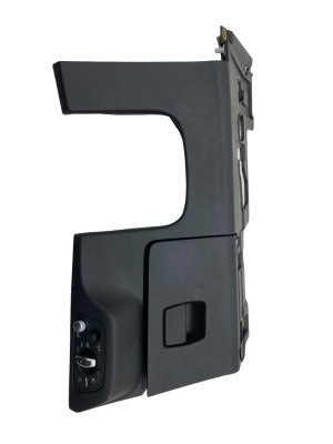 2018-2024 Audi SQ5 Black Lower Knee Dashboard Trim Panel with Headlight and Dimmer Switches - Front (Used OEM)