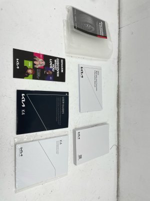 2025-2026 Kia K4 Owners Manual Booklet Set (Used OEM)