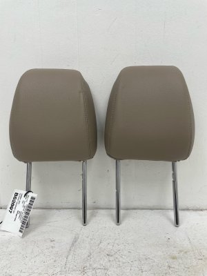 2020-2023 Ford Police Interceptor Utility Beige Seat Leather Headrest Set - Front, Right (Passenger) (Used OEM)