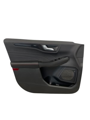 2023-2025 Ford Escape Black Door Interior Trim Panel - Front, Left (Driver) (Used OEM)