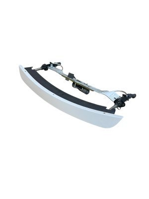 2005-2012 Porsche Boxster White Trunk Spoiler Wing Assembly with Lift Mechanism - Rear (Used OEM)