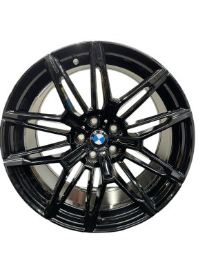 2023-2025 BMW M2 Black 19x9.5 10-Spoke Gloss Black Alloy Wheel - Front (Used OEM)