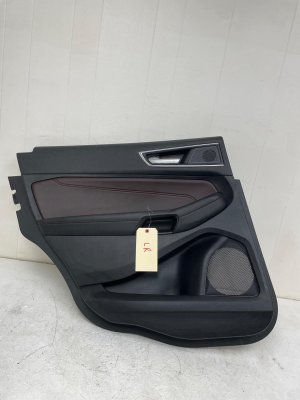 2019-2024 Ford Edge Ebony (Black) Door Interior Trim Panel - Rear, Left (Driver) (Used OEM)