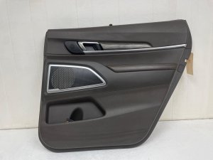 2020-2022 Kia Telluride Brown Door Interior Trim Panel - Rear, Right (Passenger) (Used OEM)